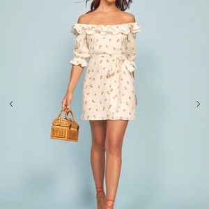 Reformation Indio Linen Dress - XS